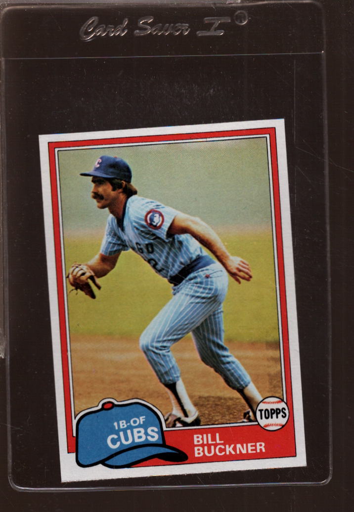 Trading Cards Fan Shop 1981 Topps Baseball Card #625 Bill Buckner ...